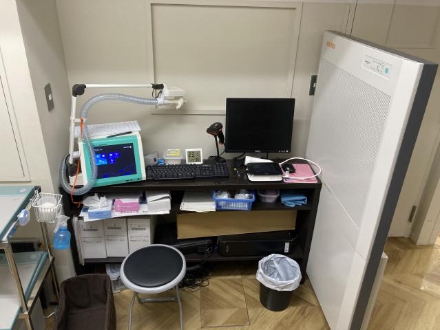 呼吸機能測定コーナー