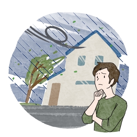 台風喘息